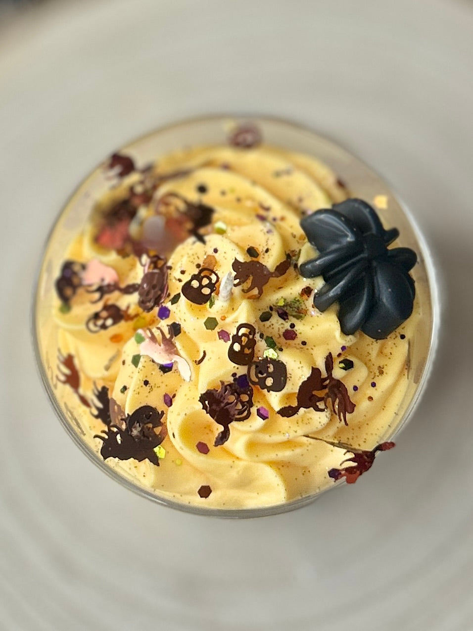 Bougie Halloween "Un bonbon ou un sort !"