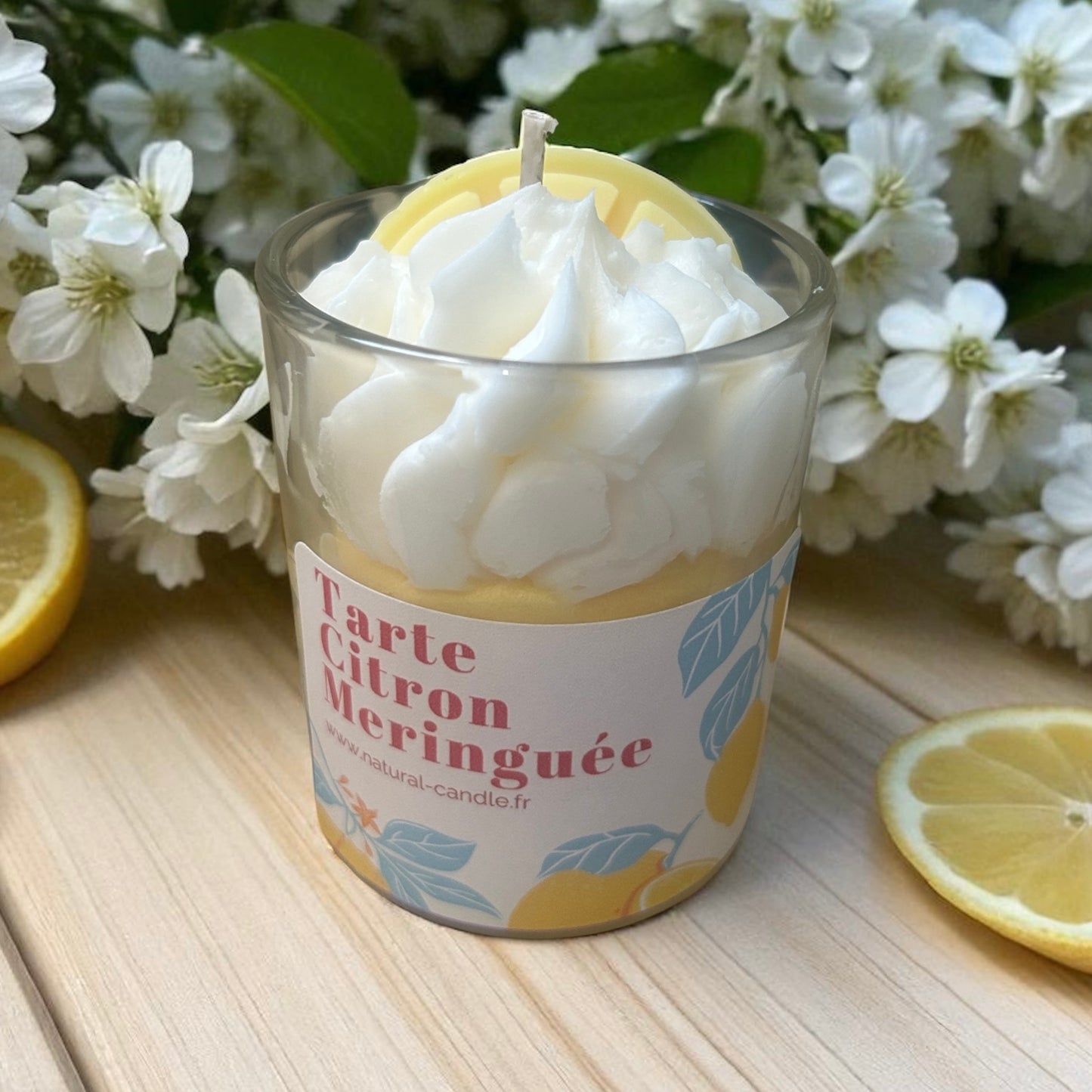 Mini Bougie Tarte au citron meringuée