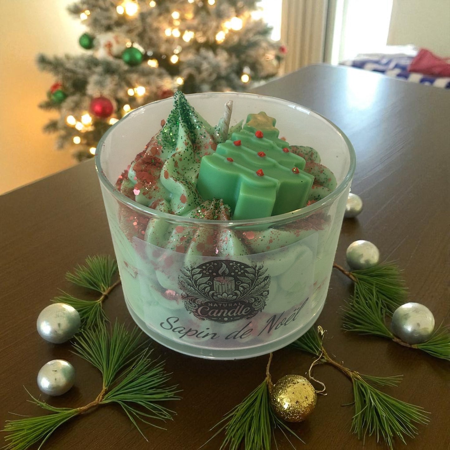 Bougie Sapin de Noël