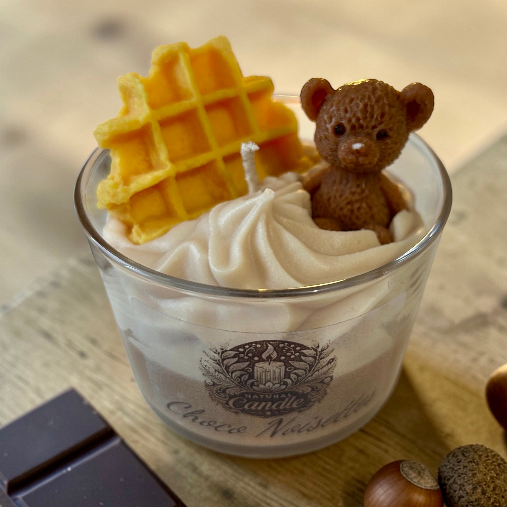 Bougie Chocolat Noisettes