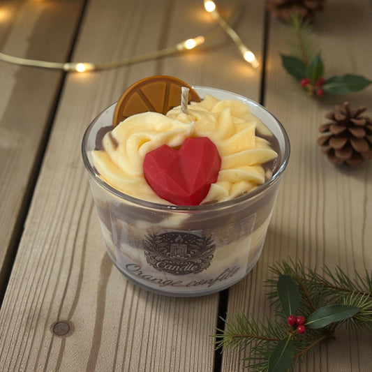 Bougie Orange Confite