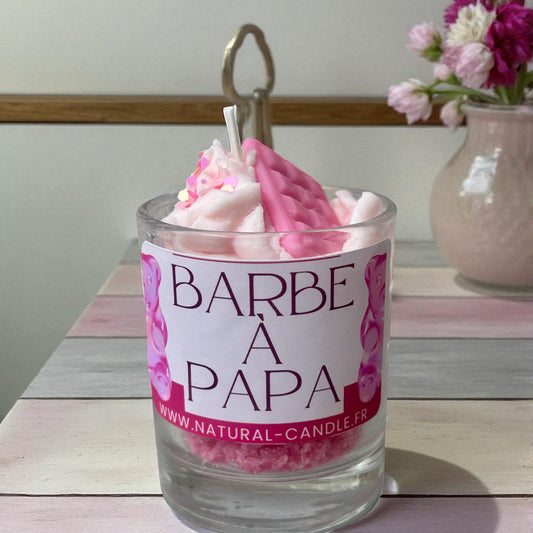 Mini Bougie Barbe à Papa