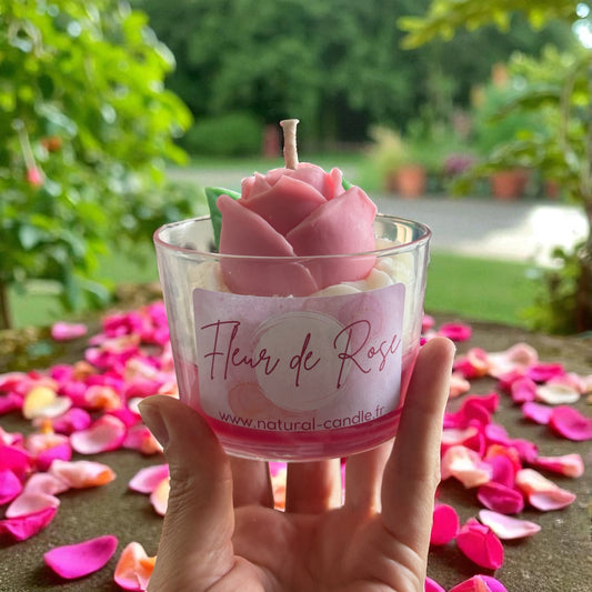 Bougie Fleur de Rose