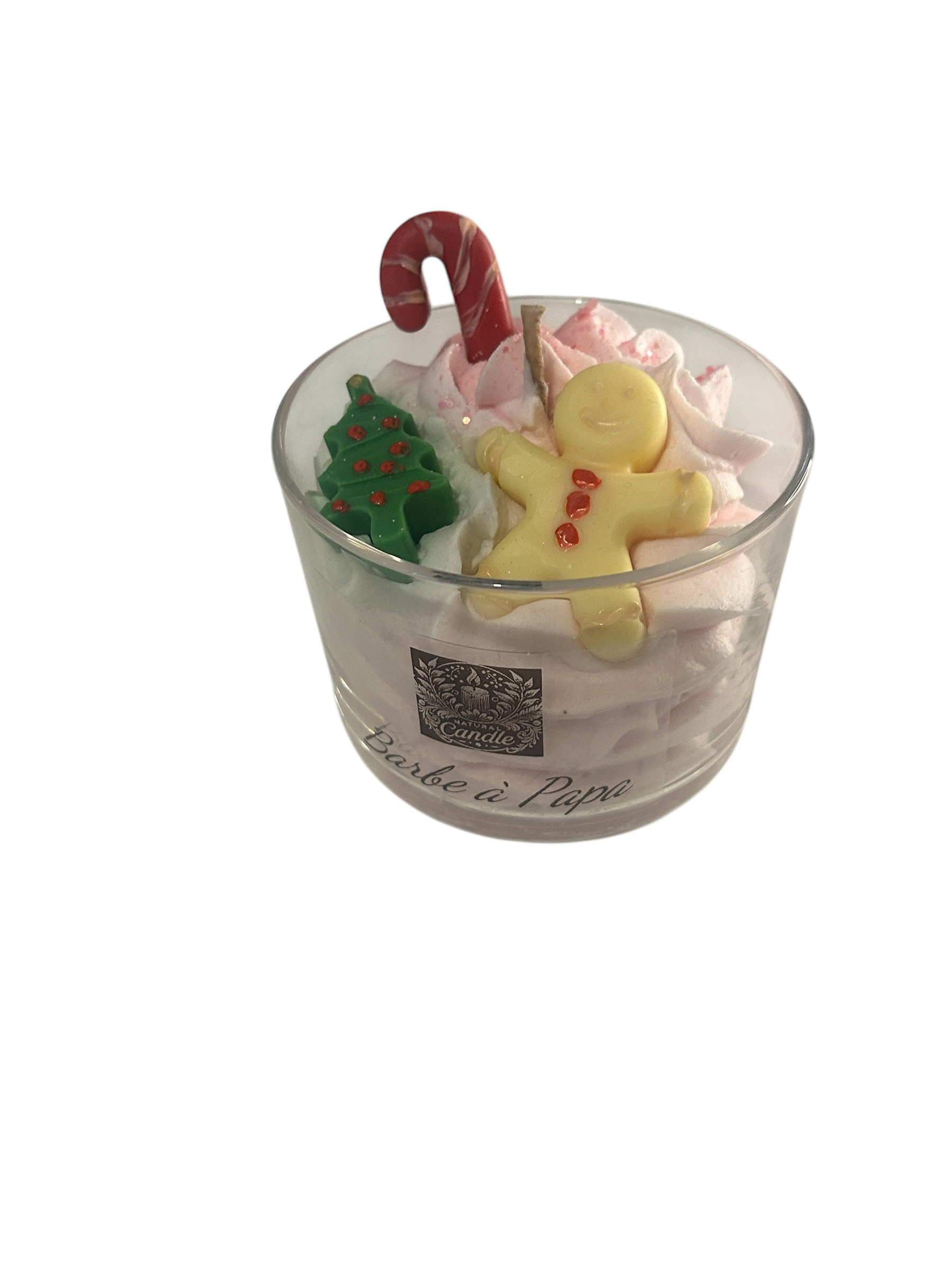 Bougie Barbe à papa de Noël