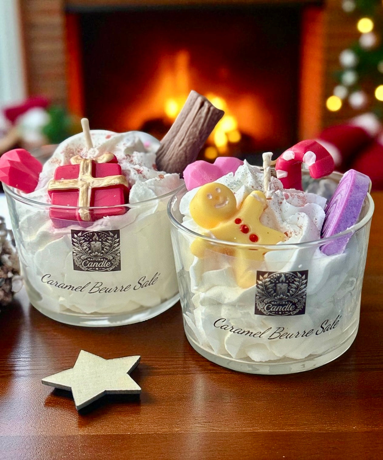 Bougie Caramel Beurre Salé de Noël